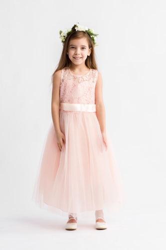 Haljina za djevojčice Margaret ružičasta