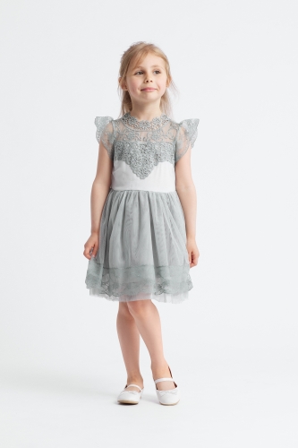 Haljina za djevojčice Nina sive