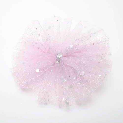 Kopča za kosu od tila svijetlo ružičasta