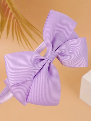 Traka za kosu mašna lavande