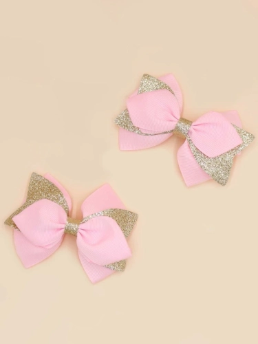 Kopča za kosu mašna ružičasta