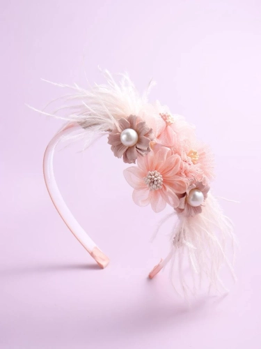 Traka za kosu šik ružičasta