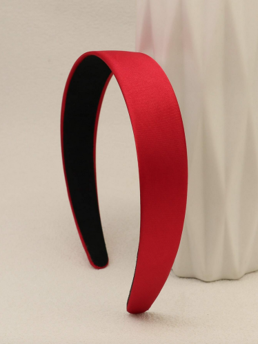 Crvena satenska traka za kosu za djevojčice