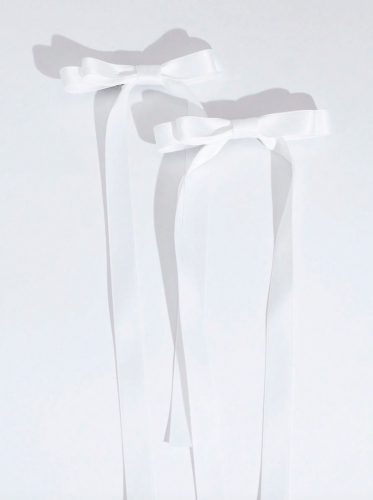 Elegantne bijele mašnice za kosu - kopče za djevojčice