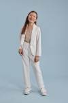 komplet za djevojčice, svečana odjeća za djevojčice, bijeli komplet za djevojčice, elegantna odjeća za djevojčice, outfit za pričest, dječji sako i hlače, svečana odjeća Hrvatska