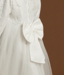 svečana haljina za djevojčice, haljina za pričest, bijela haljina, haljina od tila, haljina s čipkom, dječja moda, haljine za vjenčanje