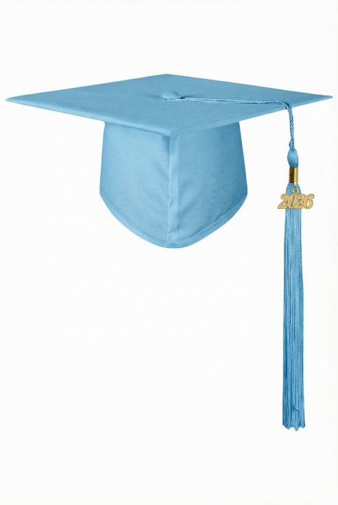 diploma kapa 2026, svjetloplava kapa za maturu, kapa za dodjelu diploma, biret za maturante, akademska kapa, poklon za maturanta, svečana kapa za školu