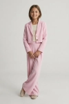 Elegantni djevojački komplet Emi u ružičastoj boji, glavni prikaz, svečana odjeća za djevojčice, ZOYA Fashion