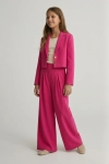 Elegantni djevojački komplet Emi u boji fuksije, glavni prikaz, svečana odjeća za djevojčice, ZOYA Fashion
